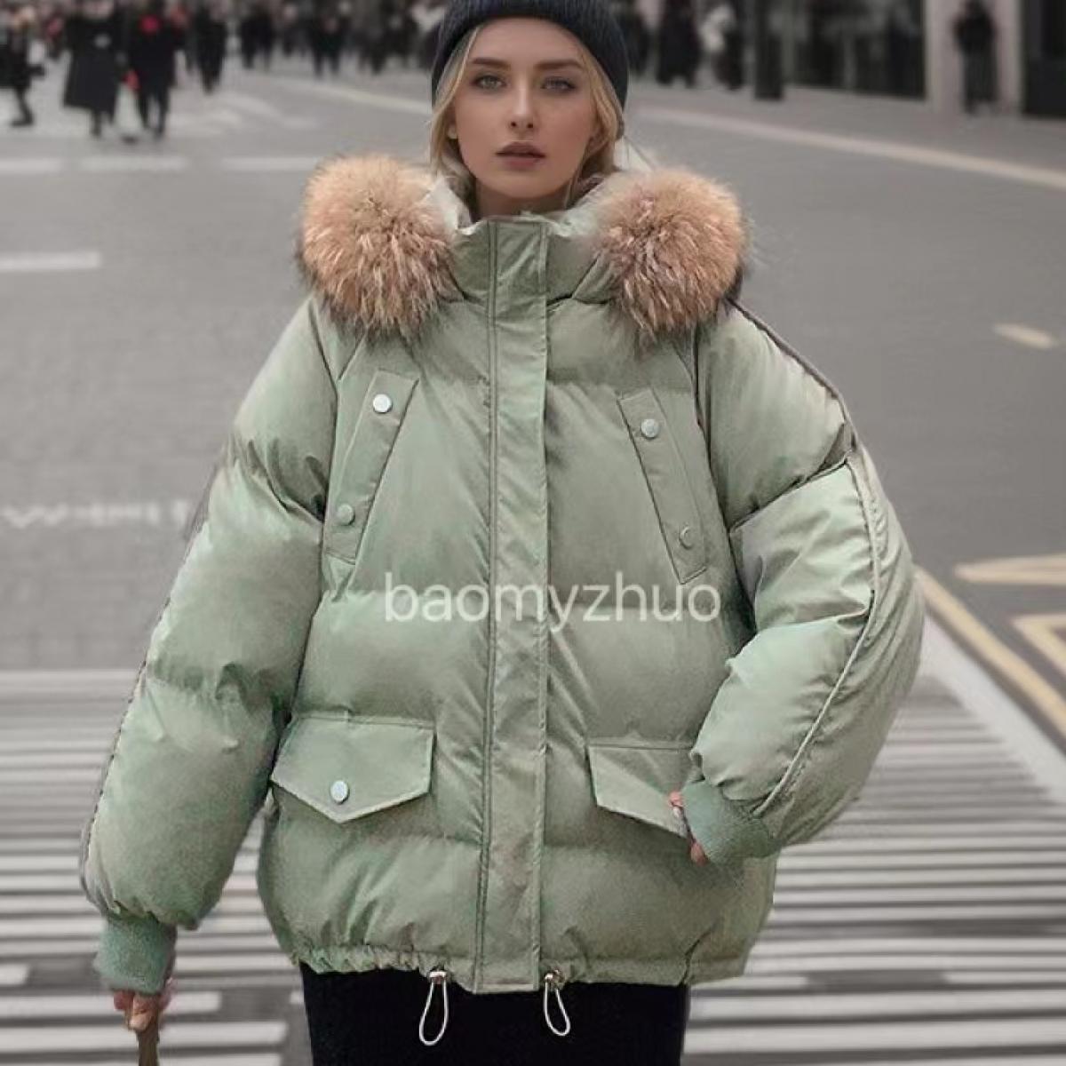 Womens coats with big fur hoods on sale