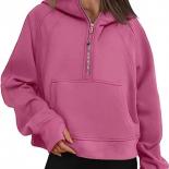 2023 Autumn Winter Hoodies Women Vintage Warm Zipper Loose Hooded Shirt Casual Oversize Pullover Street Sweatshirt Y2k C