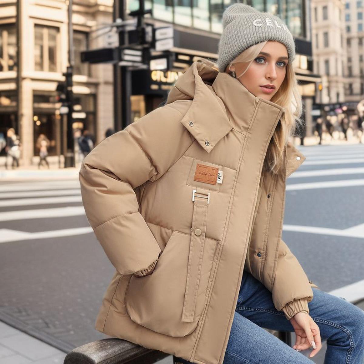 2023 New Winter Jacket Coats Women Parkas Female Down Cotton Jackets Hooded Overcoat Thick Warm Windproof Casual Student
