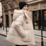 2023 New Winter Jacket Coats Women Parkas Female Down Cotton Jackets Hooded Overcoat Thick Warm Windproof Casual Student