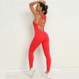 Seamless Yoga Jumpsuits Sports Fitness One Piece Yoga Sleeveless Workout Clothes Running Sportsweartight Training Tracks