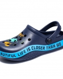  Hole Shoes Couples Summer New Breathable Lightweight Sandals Hollow Ga
