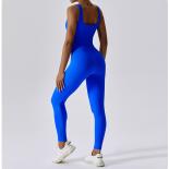 Seamless Yoga One Piece Jumpsuits Sports Fitness Dance Belly Stretch Tightening Workout Bodysuit Gym Clothes Push Up Spo