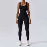 Seamless Yoga One Piece Jumpsuits Sports Fitness Dance Belly Stretch Tightening Workout Bodysuit Gym Clothes Push Up Spo