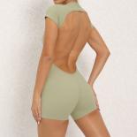 Seamless Yoga Jumpsuits Sports Fitness Hip Lifting Beauty Back Nude Feel One Piece Tights Gym Workout Tracksuit For Wome