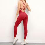  Jumpsuits Yoga Sets Sports Fitness Bodysuit Training Beauty Back Ballet Suits Workout Clothes Gym Leggings Set For Wome