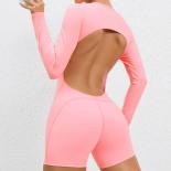 Seamless Yoga Jumpsuits Sports Fitness Hip Lifting Backless Tight Elastic One Piece Beauty Back Gym Workout Jumpsuits Fo