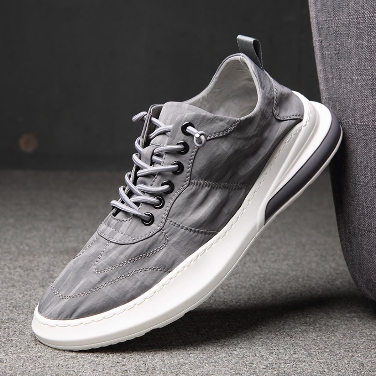 Mens Lightweight Casual Canvas Shoes Breathable Soft Sole Sports Shoes Men's Thin Fashion Casual Slippers Low Top Summer