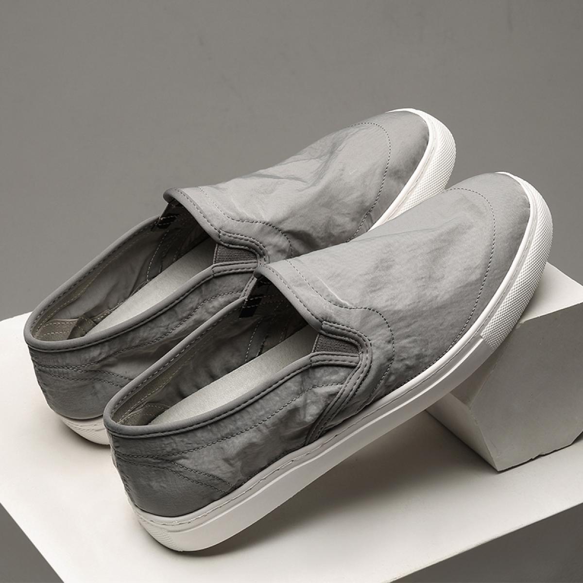 Canvas Shoes For Men Low Top Summer Trendy Thin And Casual One Foot Soft Sole Wide Foot Board Breathable Old Cloth Shoes