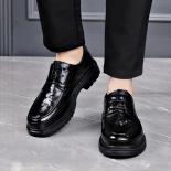 Business Casual Leather Shoes Men's Genuine Feet Wide And Trendy High Sensation Spring Autumn Low Cut Big Head Wedding G