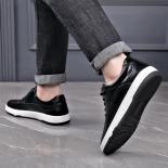 Men's Trendy Shoes With High End Leather Breathable Odor Resistant Soft Sole Design Niche  Work And Leisure Board Shoes