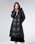 Long Down Jacket, New Winter Style, Loose, Warm And Shiny, Women's High-end Down Jacket Wholesale