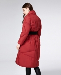 Light And Medium-length Down Jacket, New Winter Style, White Duck Down, Fashionable, Waist-slimming, Personalized Winter
