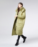 Down Jacket Thickened And Lengthened Women's Winter New Loose Cold-proof Hooded Winter Coat Bread Coat Trendy