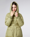 Down Jacket Thickened And Lengthened Women's Winter New Loose Cold-proof Hooded Winter Coat Bread Coat Trendy