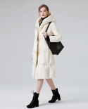Thin Down Jacket For Women New White Duck Down  Style High-end Fashion Loose Long Women's Winter Jacket