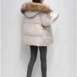 Abrigo con capucha para mujer, chaqueta blanca de moda informal, abrigos acolchados de algodón para mujer, Top de manga larga ac