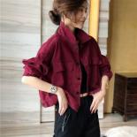 Denim Jacket Women Fashion Short Cardigan Long Sleeve Tops  Autumn New Women's Clothing Casual Loose Denim Coats Streetw