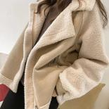 Jacket Women Outerwear Long Sleeve Casual Bomber Coat Thick Warm Lamb  Fashion Winter Jacket Women's Clothing Tops 2023