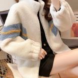 Cappotto invernale da donna caldo 2023 giubbotti cardigan con colletto rovesciato nuove giacche casual allentate per cappotto lu