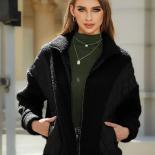 Cappotto invernale da donna caldo giacche trapuntate oversize impiombate per le donne Colthes casual cerniera patchwork nuove ma