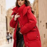 Manteau femmes veste d'hiver mode chaud à capuche manteaux matelassés épaissir longues Parkas nouvelles vestes rembourrées éléga