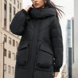 Cappotto Giacca invernale da donna Moda Piumini caldi con cappuccio Trapuntati Addensati Parka lunghi Nuove eleganti giacche imb