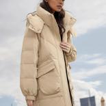 Abrigo chaqueta de invierno para mujer, abrigos con capucha cálidos a la moda, Parkas largas gruesas acolchadas, nuevas chaqueta