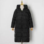 Manteaux d'hiver longs et chauds en coton pour femme, vestes à capuche avec grandes poches, vêtements d'extérieur, à la mode, li