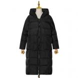 Manteaux d'hiver longs et chauds en coton pour femme, vestes à capuche avec grandes poches, vêtements d'extérieur, à la mode, li