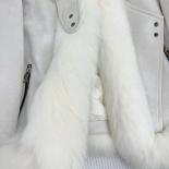 2023 New Fashion Winter Natural Fox Fur Collar Goose Down Coat Womens Loose Luxury Puffer Jackets Clothing