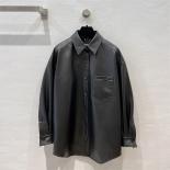 Women's Short Genuine Leather Jacket Pants Set Luxury 2022 New Lady Real Sheepskin Leather Jackets Coats