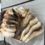 Real Fur Shawl Ladies Natural Fox Winter Clothes Women Whole Skin Fox Coat