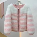 2023 New Fashion Real Fox Fur Coat For Women Autumn Winter Warm O Neck Female Real Fur Coat Jacket