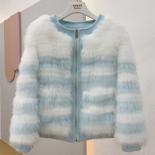 2023 New Fashion Real Fox Fur Coat For Women Autumn Winter Warm O Neck Female Real Fur Coat Jacket