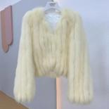 New Arrival 2023 Sequins Design Women Winter Fashion Warm Lady's Short Natural Fox Fur Overcoat