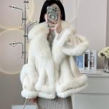 2023 Fashion New Women Real Natural Fox Fur Collar Goose Down Jacket Puffer Jackets Winter Luxury
