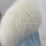2023 Fashion New Women Real Natural Fox Fur Collar Goose Down Jacket Puffer Jackets Winter Luxury