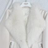 2023 Women's Winter Goose Down Jacket Natural Fox Fur Collar Short Puffer Jacket Coats Thick Outerwear Overcoat