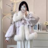 2023 New Fashion Winter Natural Real Fox Fur Collar Goose Down Parkas Womens Luxury Clothing