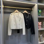 Genuine Leather Jackets Women Luxury Designer 2023 New Fashion Double Breasted Sheepskin Coats Female Outwear Clothes