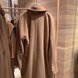 Baiocco Max 80% Camel Hair 20% Sheep Hair Coat Women's Medium Classic Double Row Button Coat