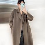 Wool Long Coat Women Winter Warm Woollen Woman  Double Coat Women Wool Jacket  20%  