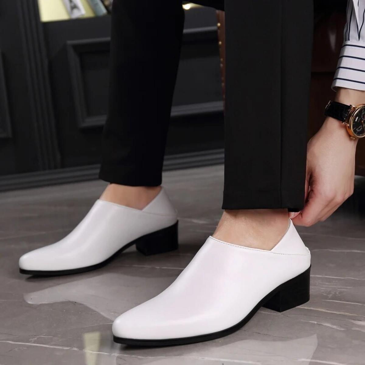 Zapatos blanco hombre de 2024 vestir