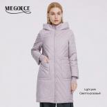Miegofce 2023 New Womens Coat Women's Jacket Windproof Quilted Hooded Sleeves Knitted Cuffs Big Parka Stylish Design C21