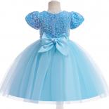 Christmas Girl Party Dress Baby Birthday Kids Clothes Princess Children Pageant Prom Gown Flower Formal Wedding Evening 