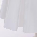 Simple White Girls Sequins Bow Kids Princess Dress Children Clothing Elegant Flower Embroidery Birthday Party Wedding Go