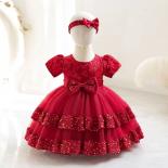 Luxury Baby Girl Dress For Toddlers Over One Year Old Girl's Birthday Party Dress Formal First Christmas Dinner Children