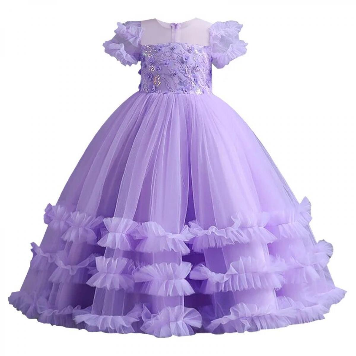 Girl Kids Luxury Designer Clothes  Children's Bridesmaid Dresses  Girls Sequins  