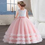 4 14 Year Old Children And Girls' Clothing Campus Opening Ceremony Dance Banquet Princess Long Dress Birthday Party Dres